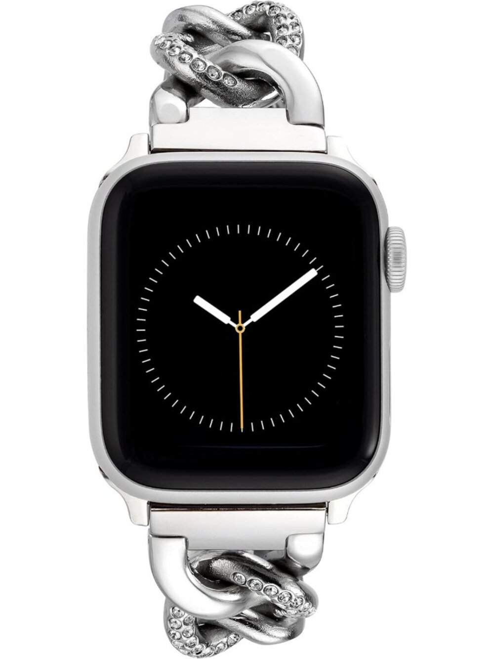 Stylish Adjustable Chain Bracelet for Apple Watch, Secure Replacement Band, Fits